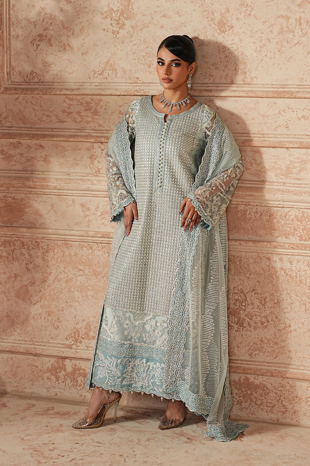 Maryum N Maria | Formal Eid Edit | SELVI - MWS5959 - Formal Dress - available at Maria Faisal in UK and USA.