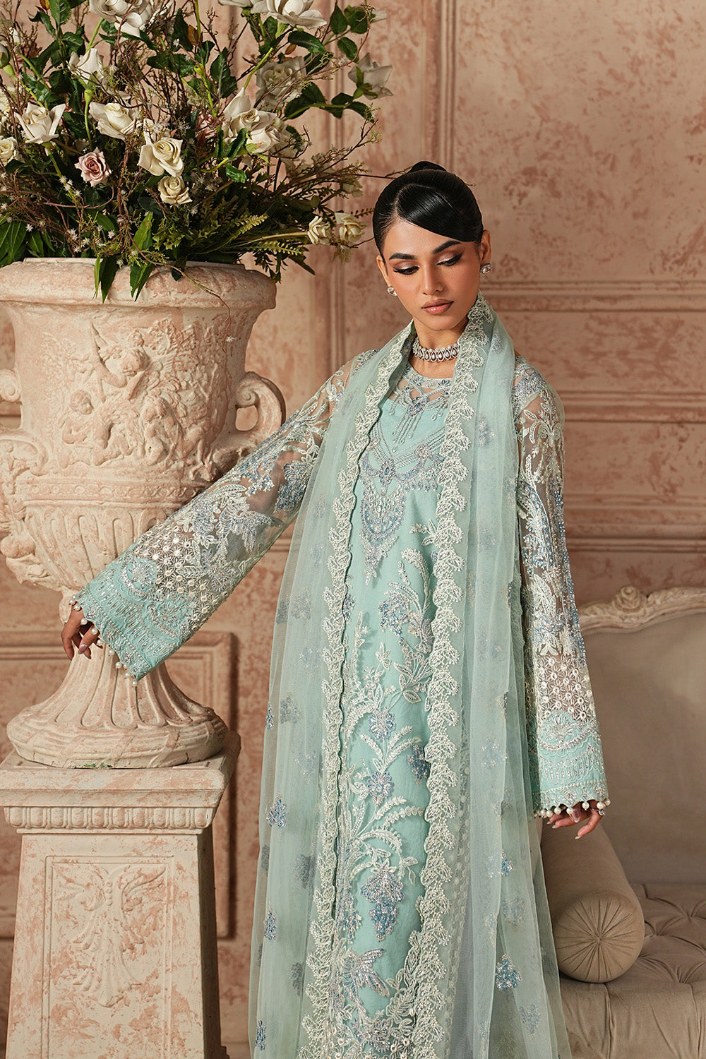 Maryum N Maria | Formal Eid Edit | SIMRAN - MWS5961 - Formal Dress - available at Maria Faisal in UK and USA.