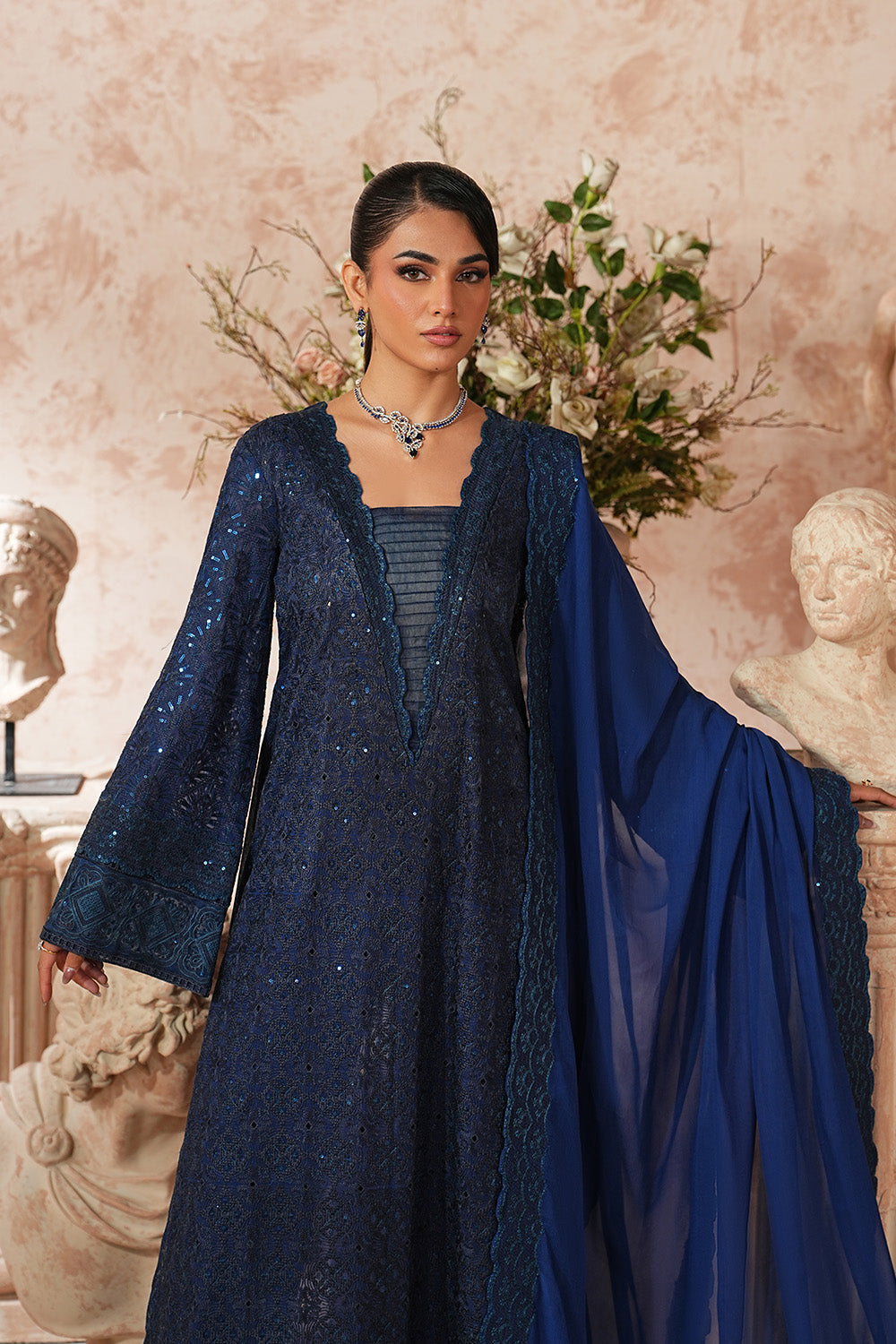 Maryum N Maria | Formal Eid Edit | SITHAARA - MWS5962 - Formal Dress - available at Maria Faisal in UK and USA.