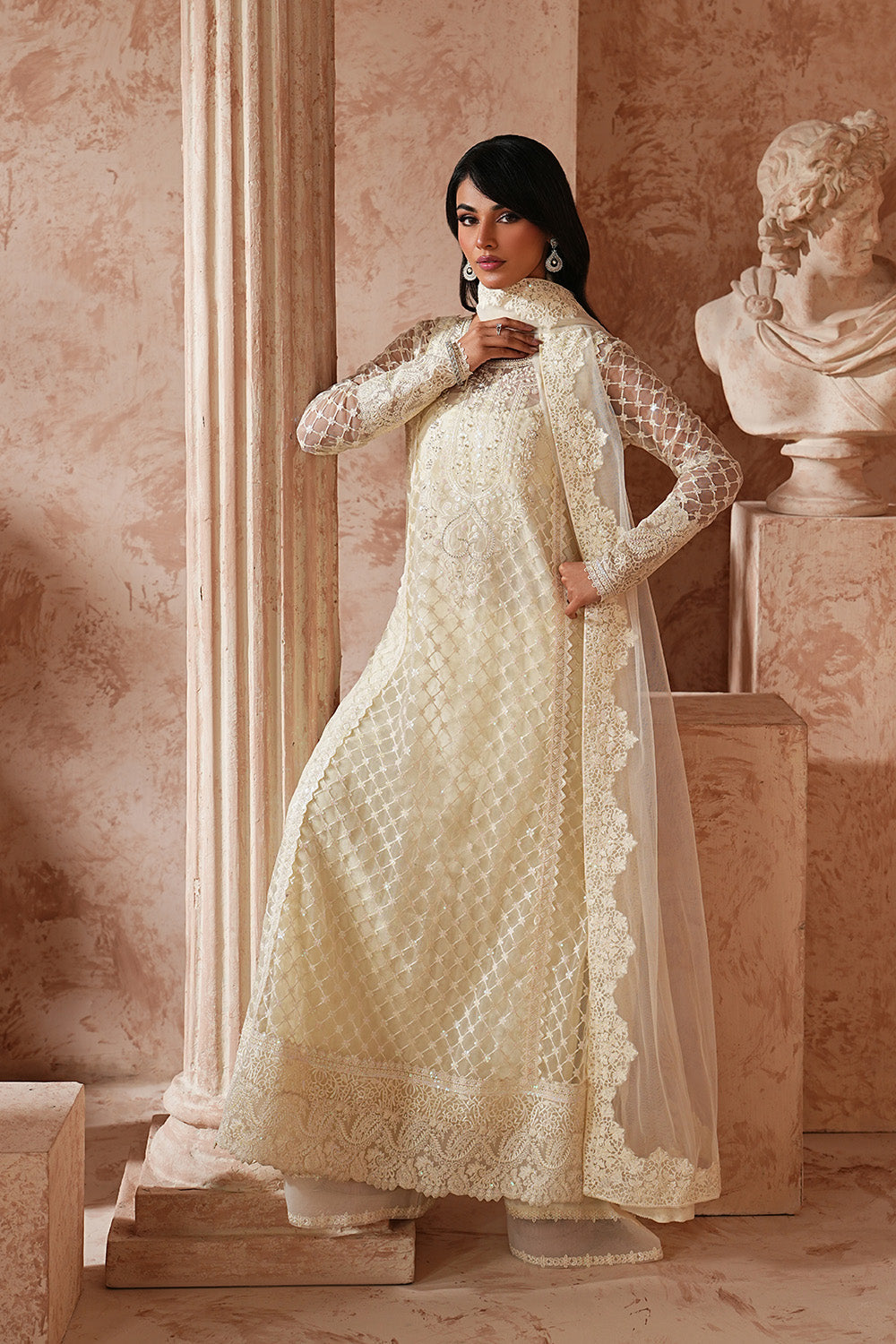 Maryum N Maria | Formal Eid Edit | SOUMYA - MWS5963 - Formal Dress - available at Maria Faisal in UK and USA.