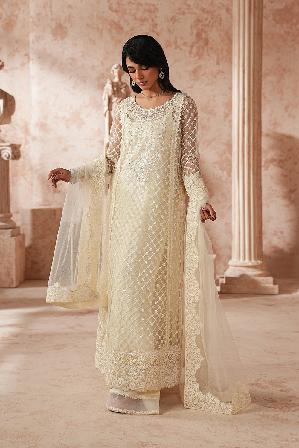Maryum N Maria | Formal Eid Edit | SOUMYA - MWS5963 - Formal Dress - available at Maria Faisal in UK and USA.