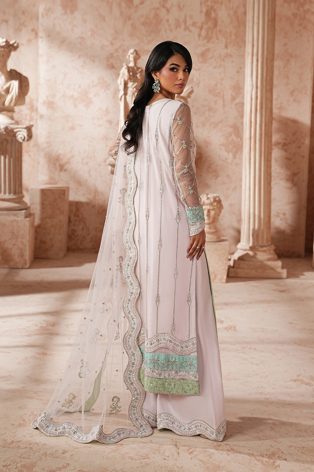 Maryum N Maria | Formal Eid Edit | SREEJA - MWS5964 - Formal Dress - available at Maria Faisal in UK and USA.
