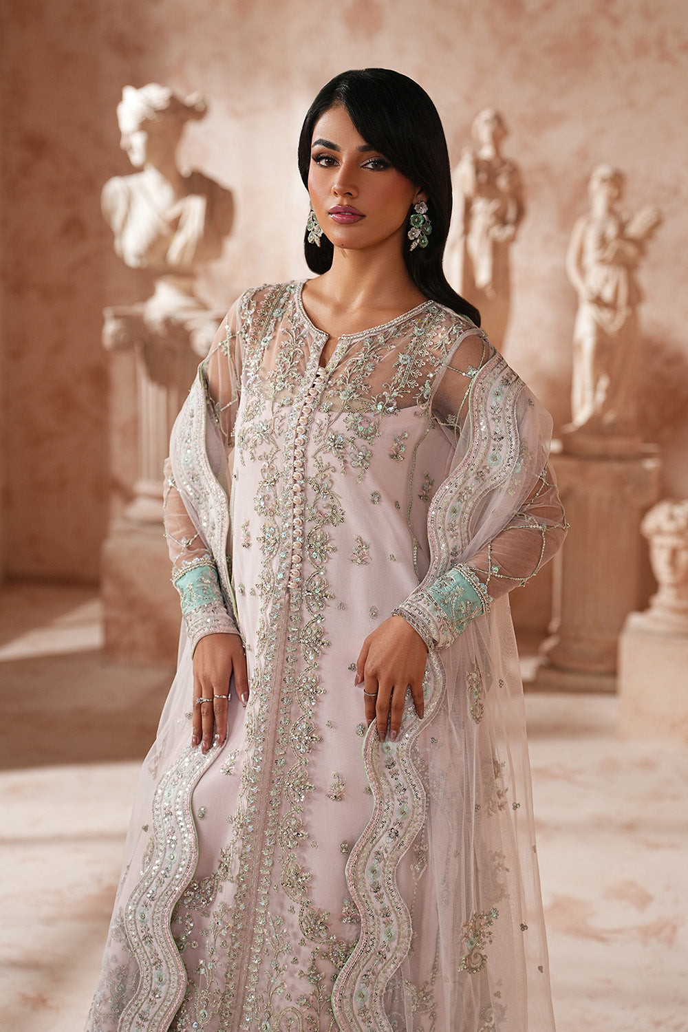 Maryum N Maria | Formal Eid Edit | SREEJA - MWS5964 - Formal Dress - available at Maria Faisal in UK and USA.