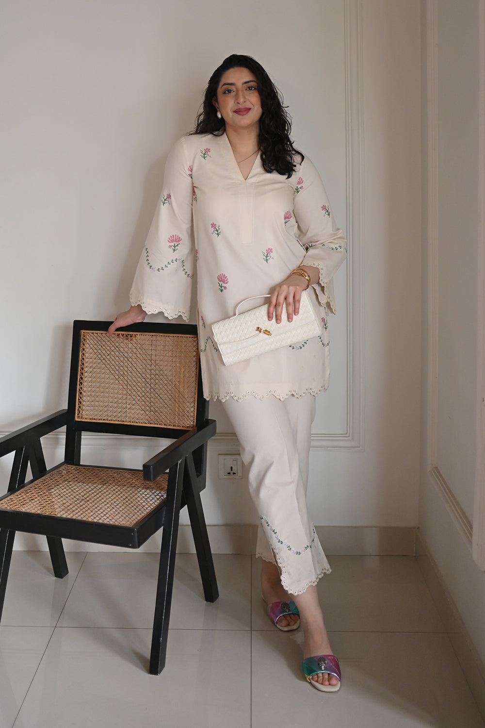 Maryum N Maria | Everywear Casuals | VANYA - MWS6210 - Casual Dress - available at Maria Faisal in UK and USA.