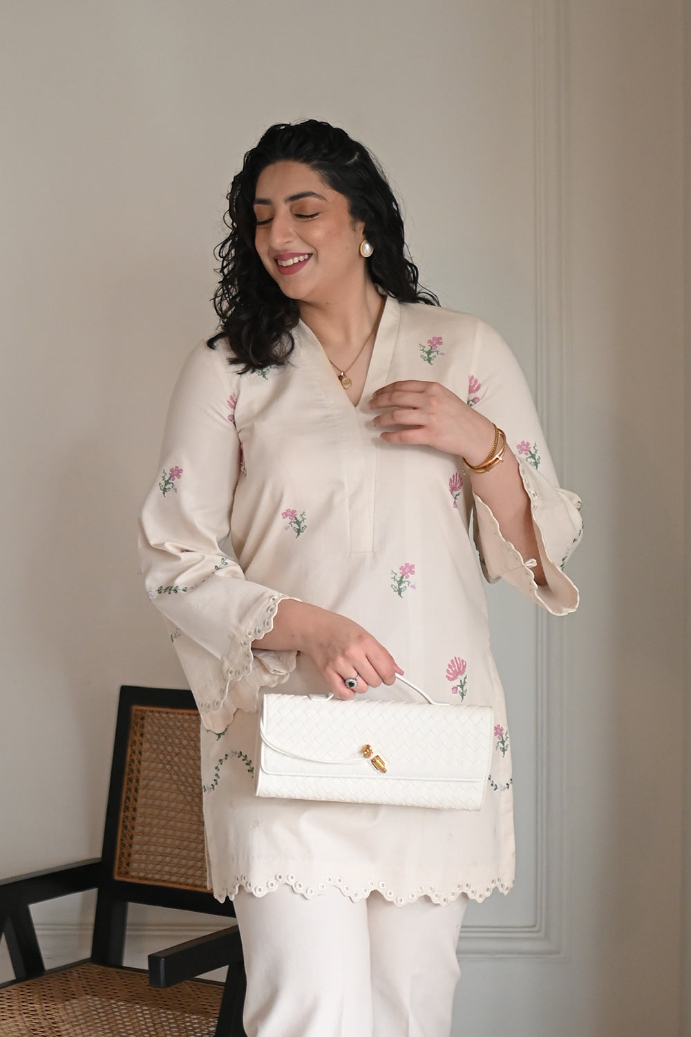 Maryum N Maria | Everywear Casuals | VANYA - MWS6210 - Casual Dress - available at Maria Faisal in UK and USA.