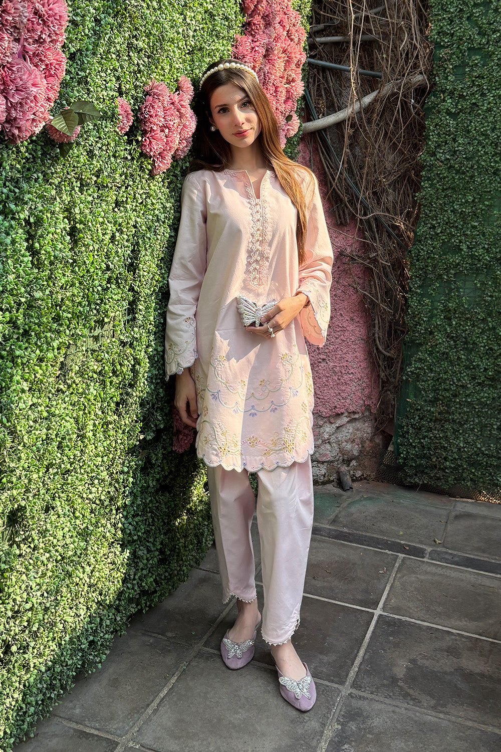 Maryum N Maria | Everywear Casuals | VIDA - MWS6211 - Casual Dress - available at Maria Faisal in UK and USA.