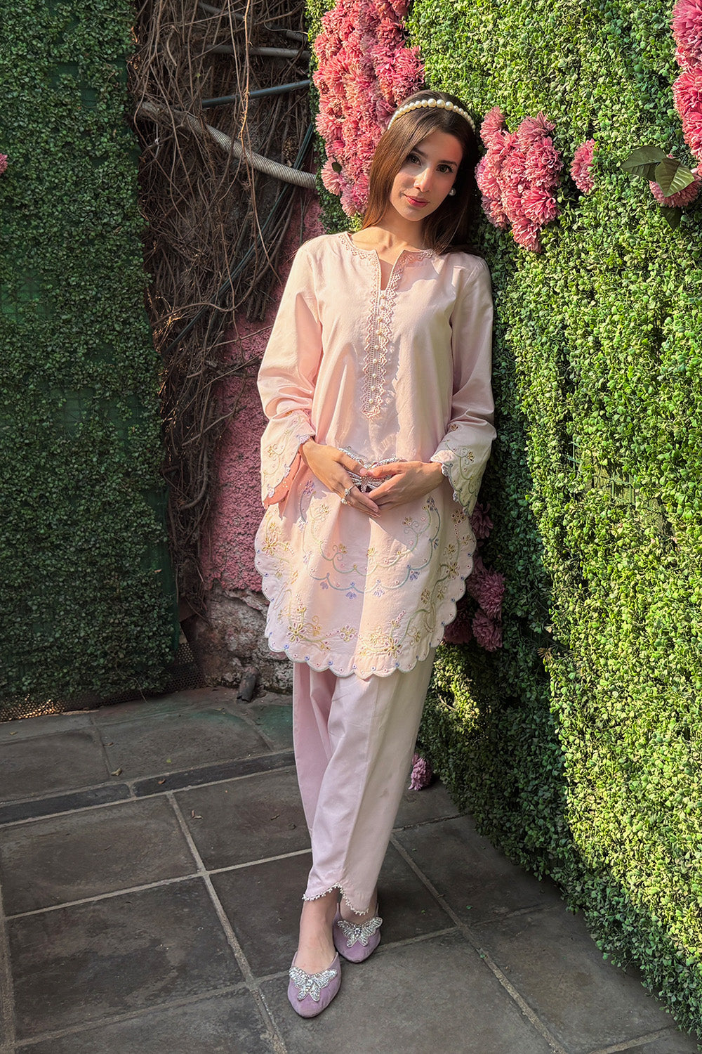 Maryum N Maria | Everywear Casuals | VIDA - MWS6211 - Casual Dress - available at Maria Faisal in UK and USA.