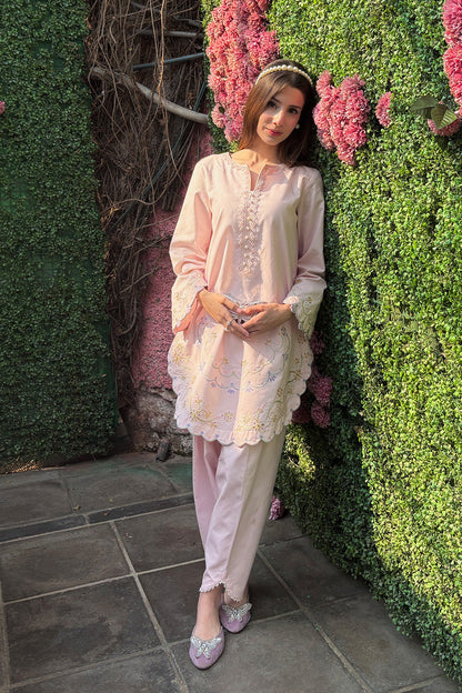 Maryum N Maria | Everywear Casuals | VIDA - MWS6211 - Casual Dress - available at Maria Faisal in UK and USA.