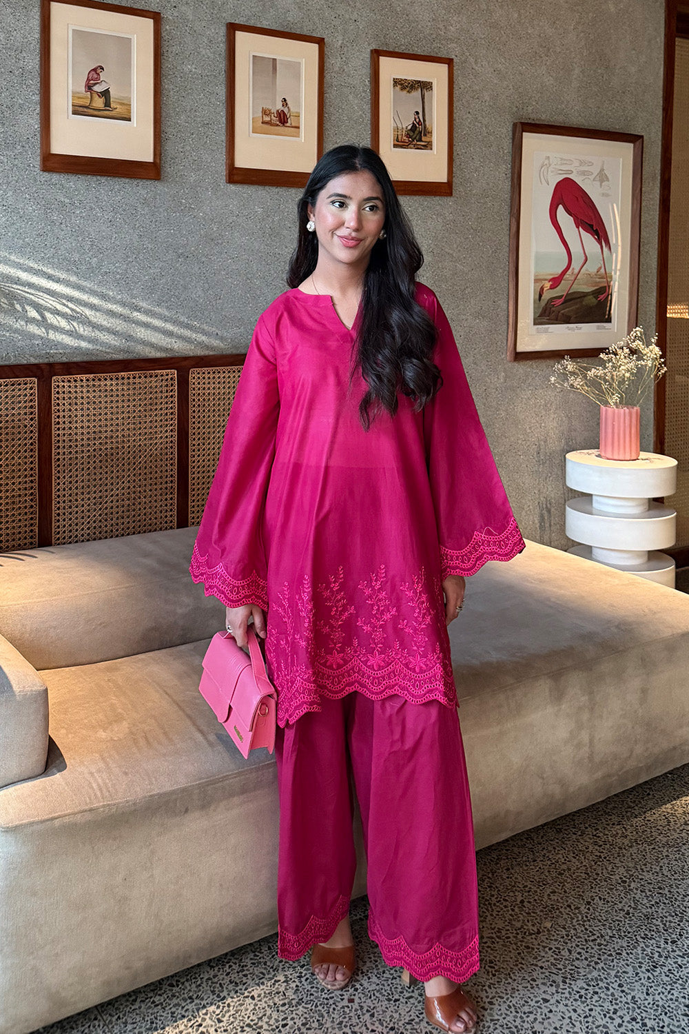 Maryum N Maria | Everywear Casuals | MAHROO - MWS6212 - Casual Dress - available at Maria Faisal in UK and USA.