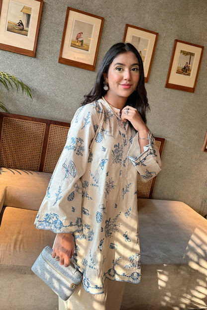 Maryum N Maria | Everywear Casuals | BANO - MWS6216 - Casual Dress - available at Maria Faisal in UK and USA.