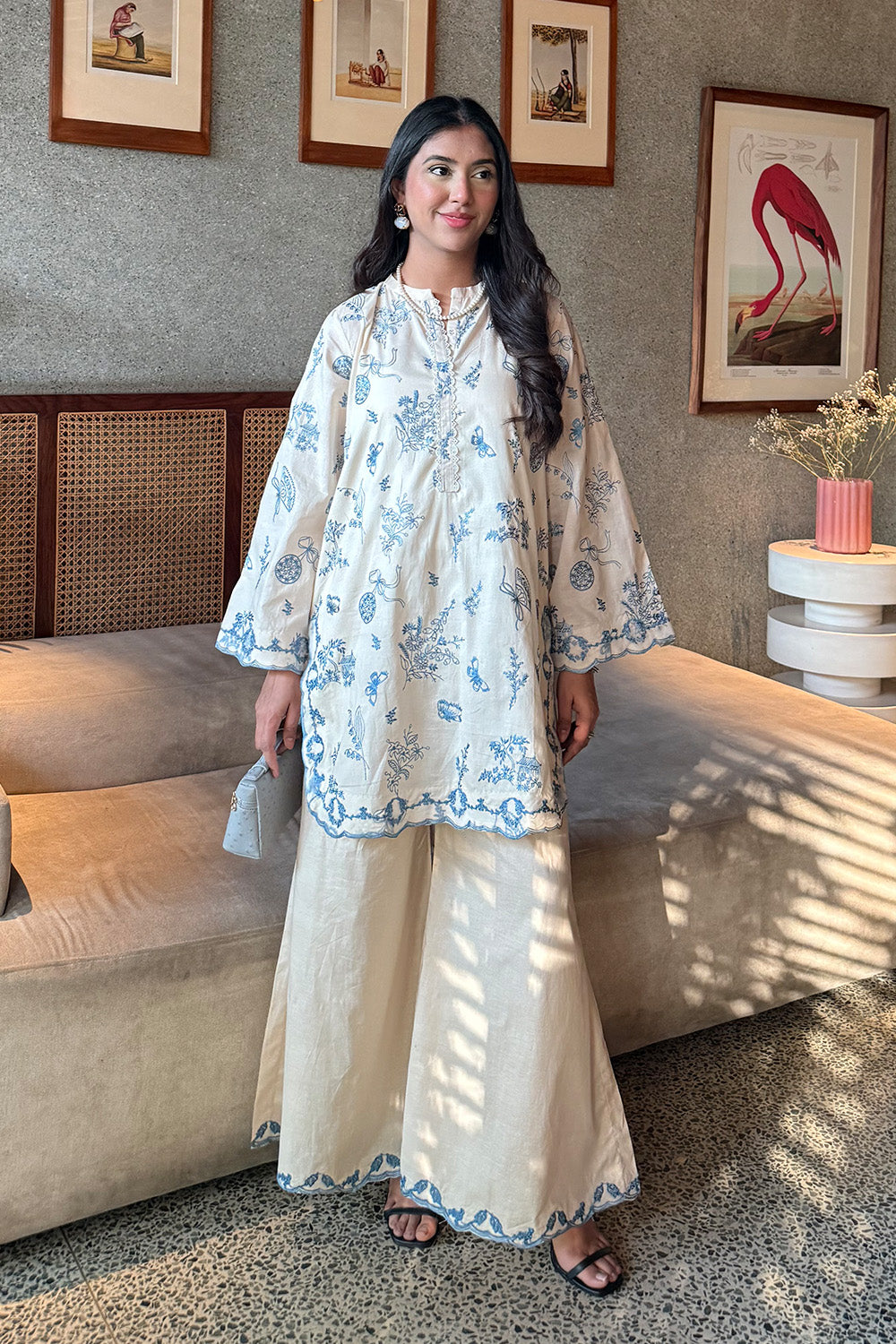 Maryum N Maria | Everywear Casuals | BANO - MWS6216 - Casual Dress - available at Maria Faisal in UK and USA.