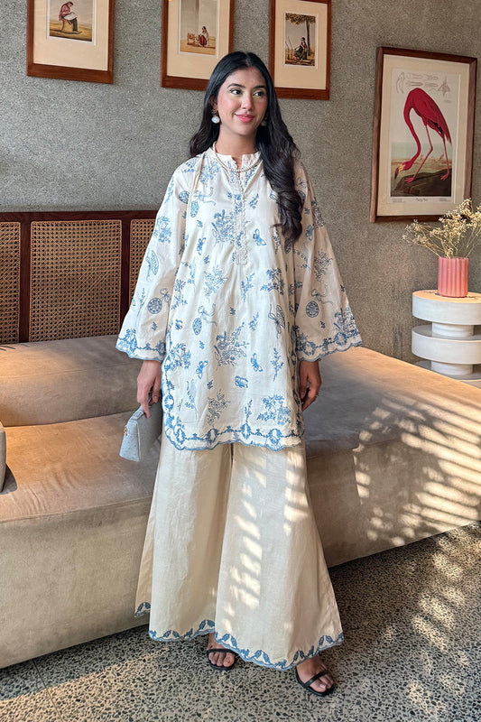 Maryum N Maria | Everywear Casuals | BANO - MWS6216 - Casual Dress - available at Maria Faisal in UK and USA.