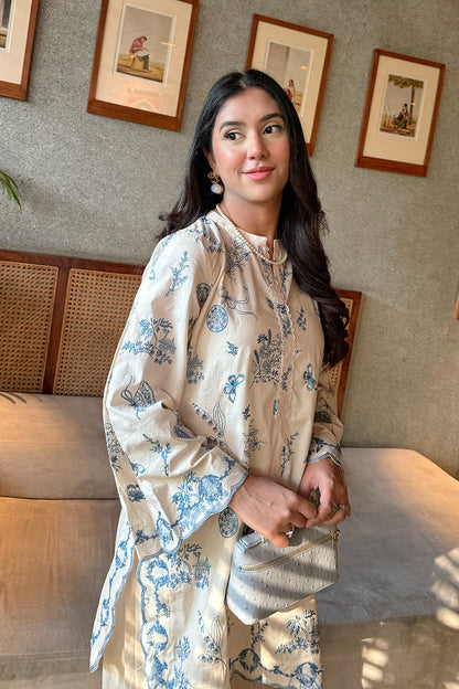 Maryum N Maria | Everywear Casuals | BANO - MWS6216 - Casual Dress - available at Maria Faisal in UK and USA.