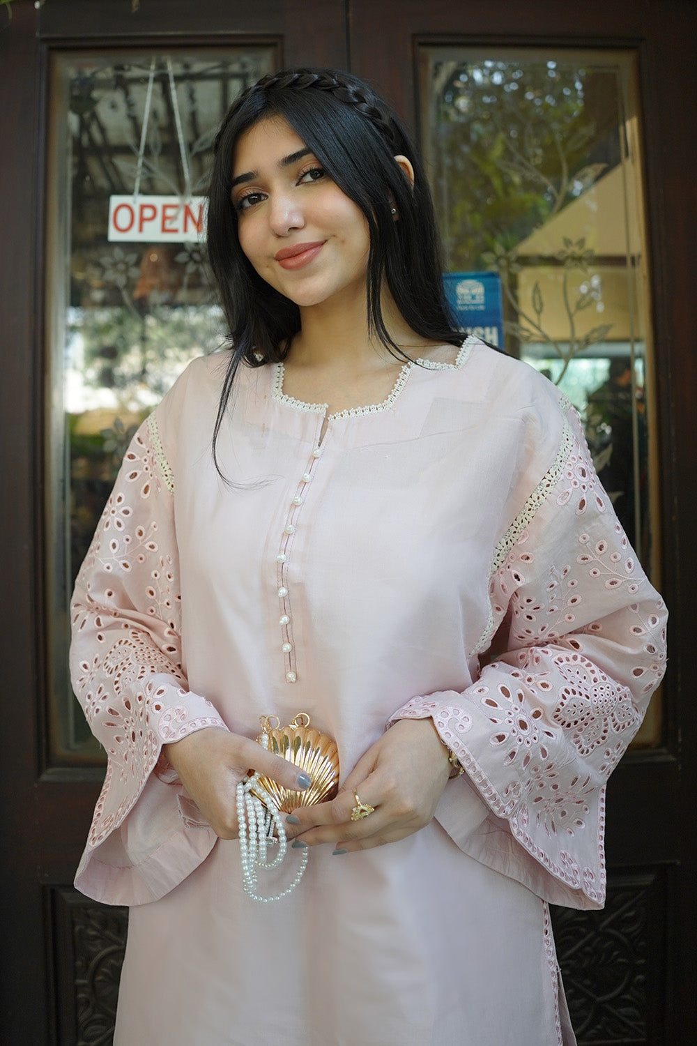 Maryum N Maria | Everywear Casuals | KALAKAND - MWS6218 - Casual Dress - available at Maria Faisal in UK and USA.