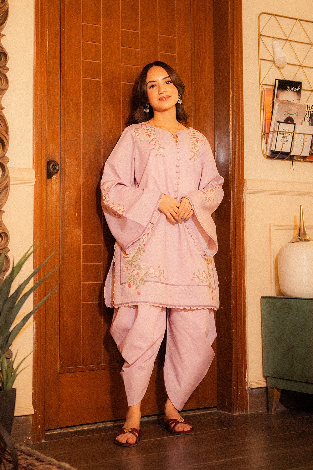 Maryum N Maria | Everywear Casuals | DHOOP - MWS6219 - Casual Dress - available at Maria Faisal in UK and USA.