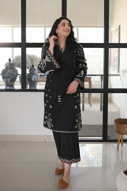Maryum N Maria | Everywear Casuals | VASL - MWS6222 - Casual Dress - available at Maria Faisal in UK and USA.