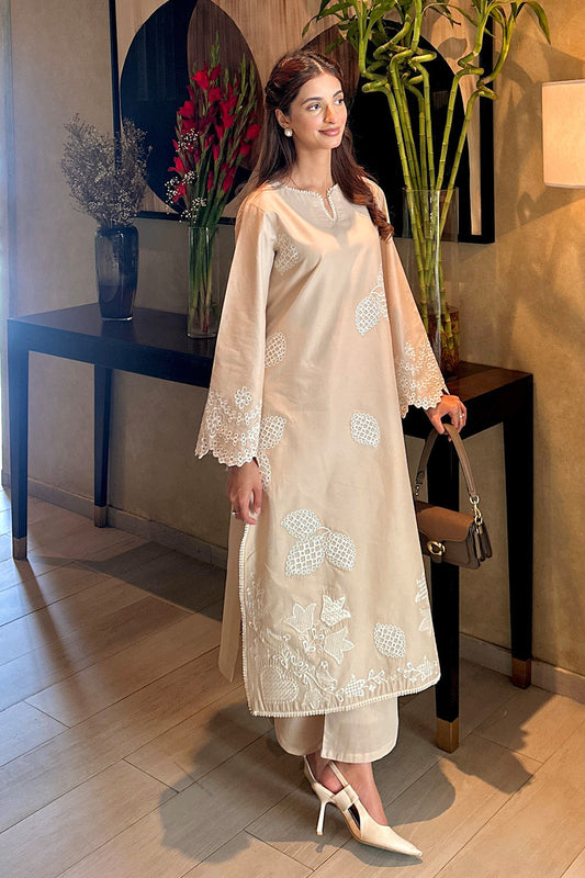 Maryum N Maria | Everywear Casuals | ZAROON - MWS6224 - Casual Dress - available at Maria Faisal in UK and USA.