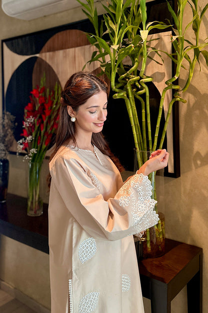 Maryum N Maria | Everywear Casuals | ZAROON - MWS6224 - Casual Dress - available at Maria Faisal in UK and USA.