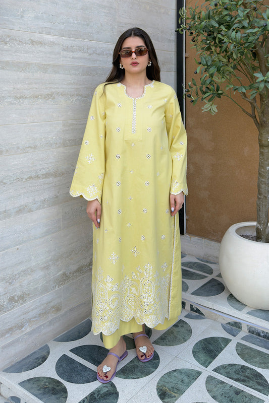 Maryum N Maria | Everywear Casuals | SEHER - MWS6225 - Casual Dress - available at Maria Faisal in UK and USA.