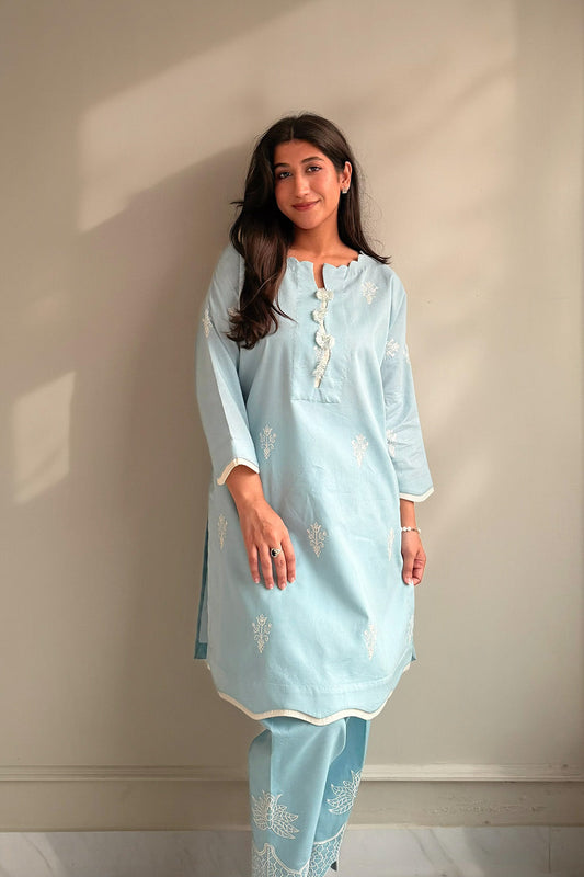 Maryum N Maria | Everywear Casuals | BAHAR - MWS6266 - Casual Dress - available at Maria Faisal in UK and USA.