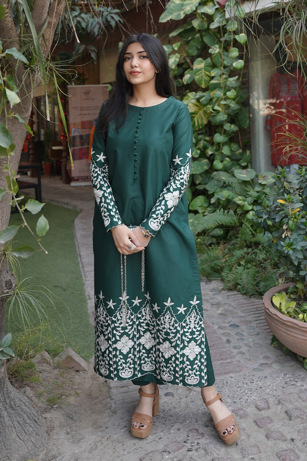 Maryum N Maria | Everywear Casuals | MAHY - MWS6268 - Casual Dress - available at Maria Faisal in UK and USA.