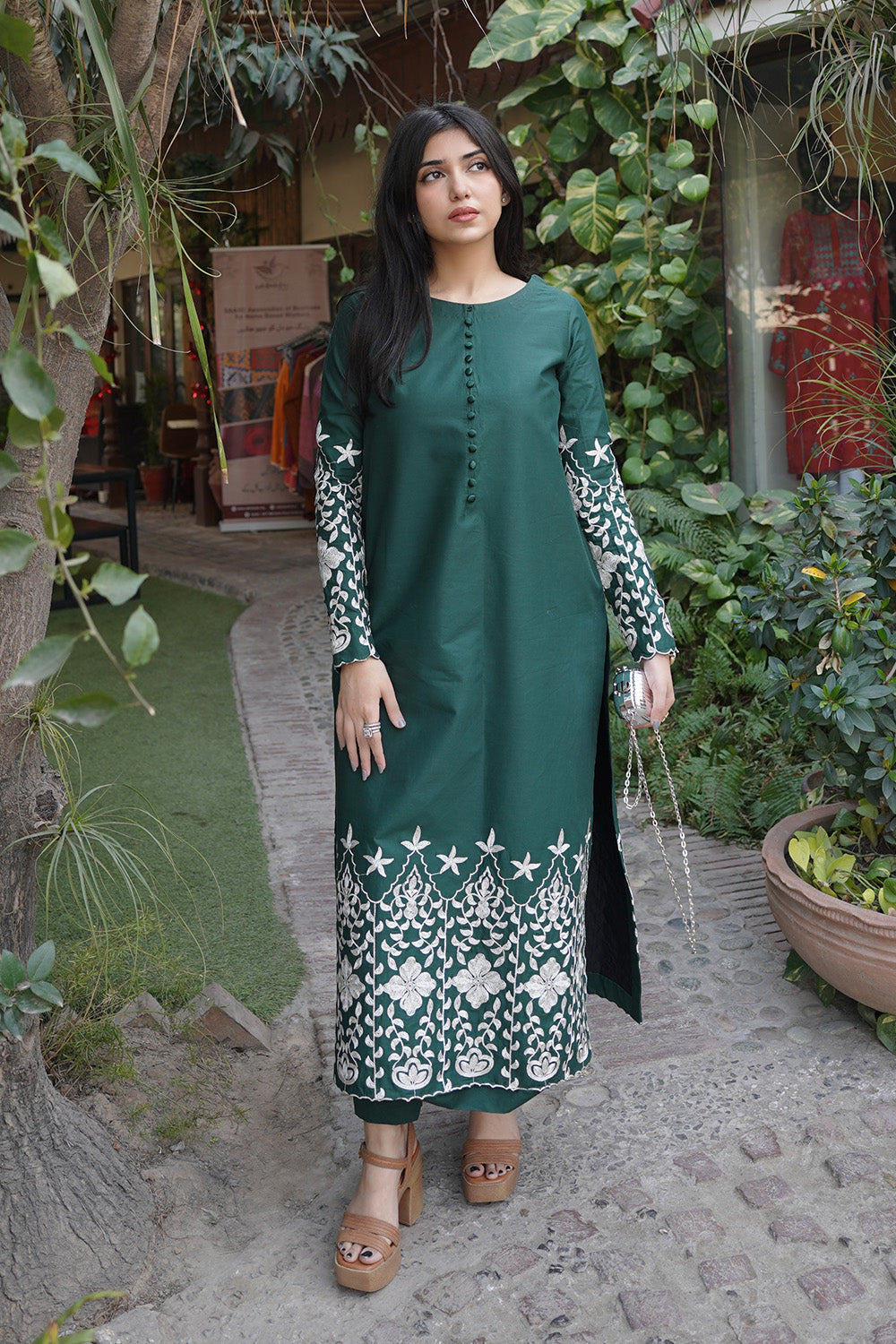 Maryum N Maria | Everywear Casuals | MAHY - MWS6268 - Casual Dress - available at Maria Faisal in UK and USA.