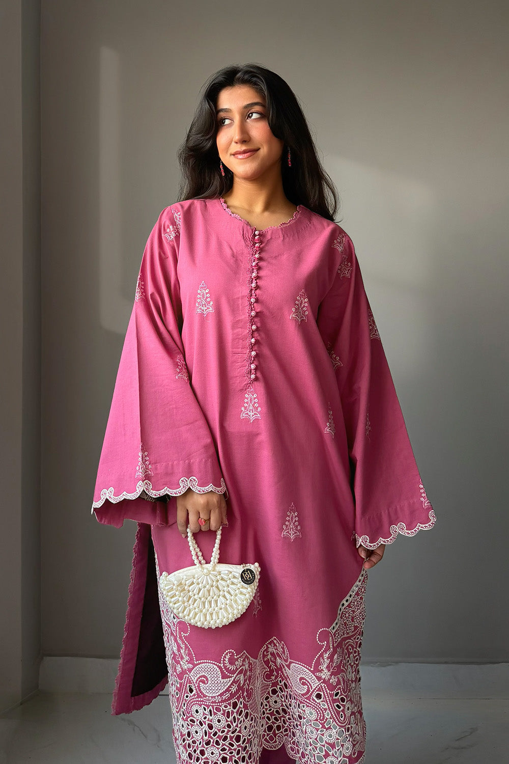 Maryum N Maria | Everywear Casuals | GULNAAZ - MWS6270 - Casual Dress - available at Maria Faisal in UK and USA.