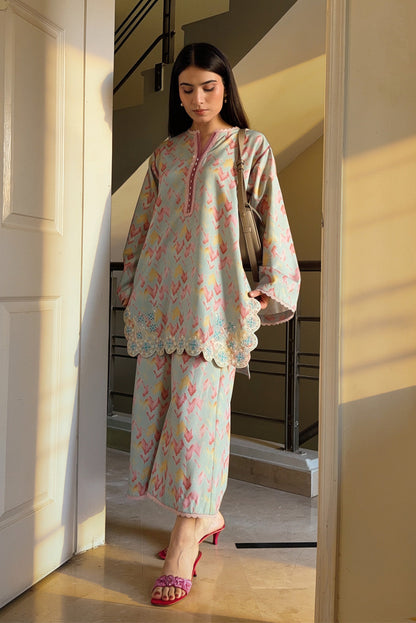 Maryum N Maria | Everywear Casuals | LEILA - MWS6275 - Casual Dress - available at Maria Faisal in UK and USA.