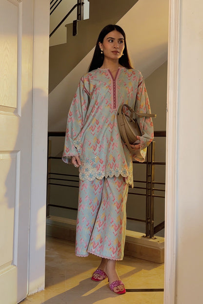 Maryum N Maria | Everywear Casuals | LEILA - MWS6275 - Casual Dress - available at Maria Faisal in UK and USA.