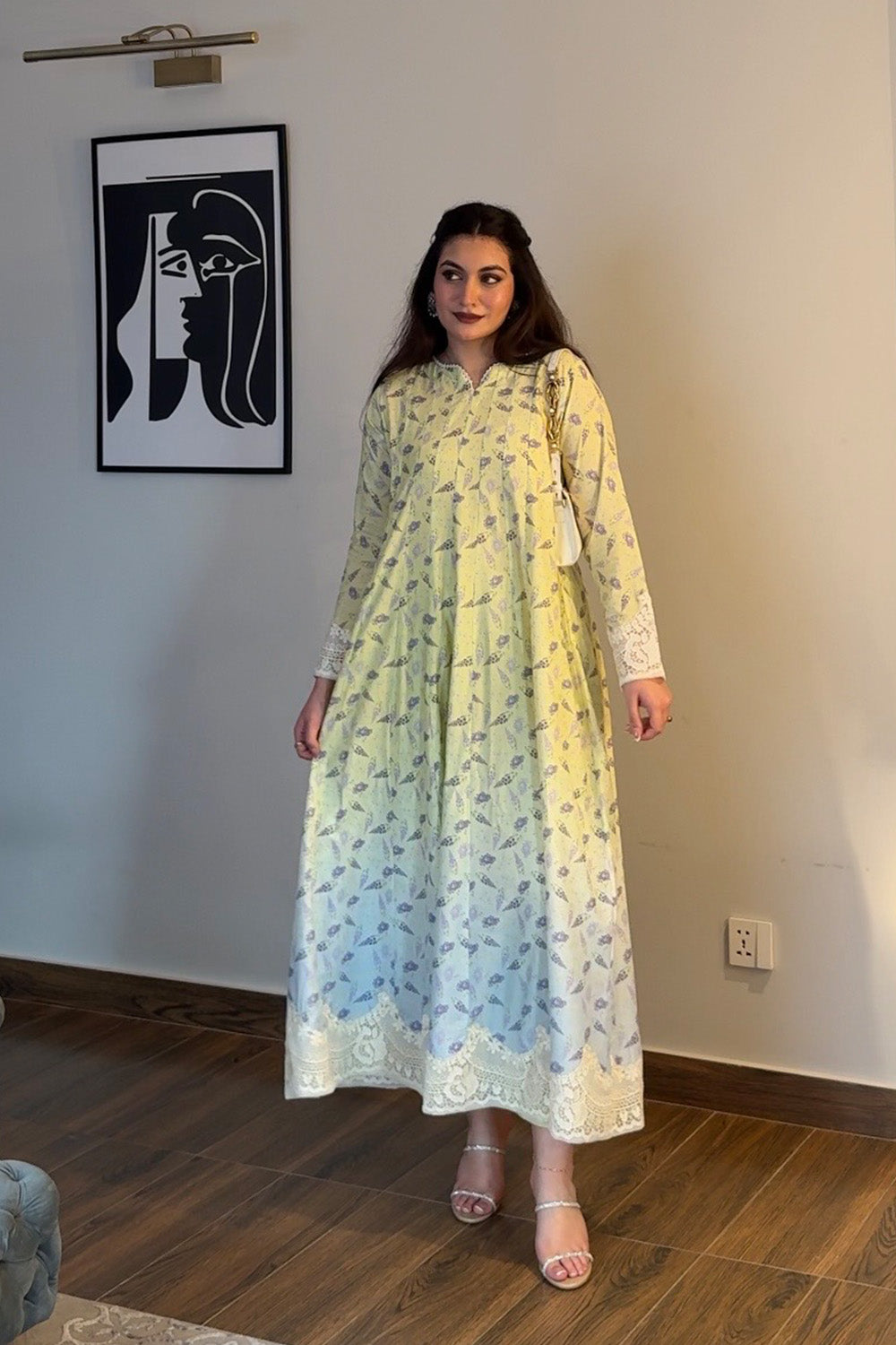 Maryum N Maria | Everywear Casuals | SAFA - MWS6277 - Casual Dress - available at Maria Faisal in UK and USA.