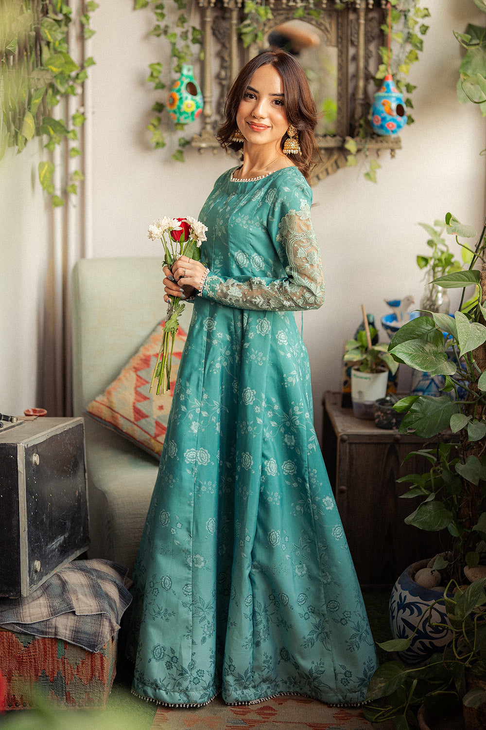Maryum N Maria | Everywear Casuals | HAJAR - MWS6280 - Casual Dress - available at Maria Faisal in UK and USA.