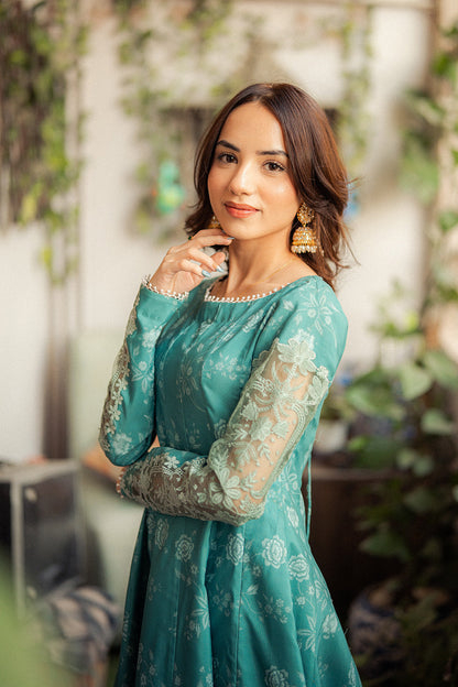 Maryum N Maria | Everywear Casuals | HAJAR - MWS6280 - Casual Dress - available at Maria Faisal in UK and USA.