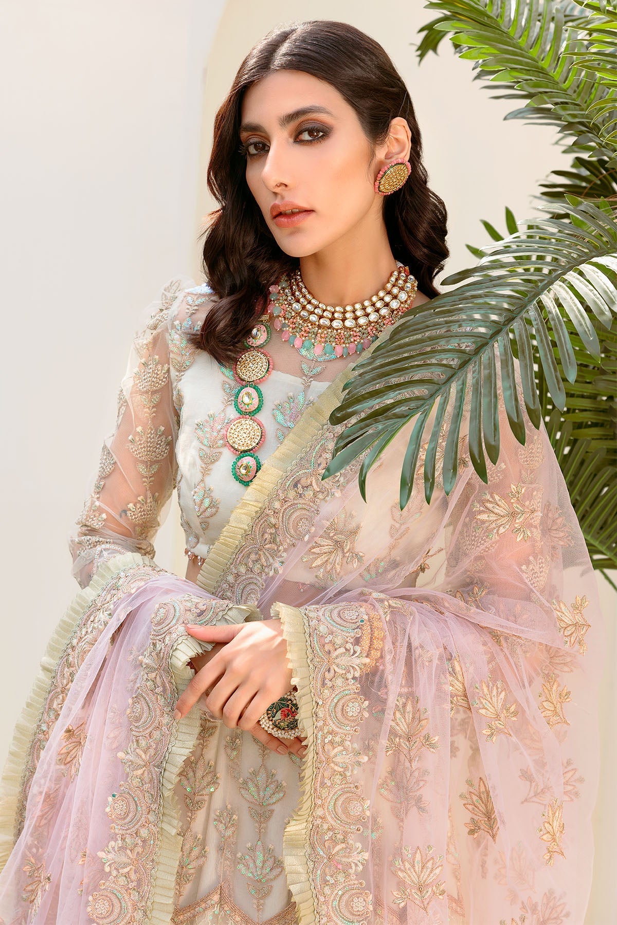 Motifz | Luxury Formal | 3186-PINK-SALT - Ladies Clothes - Maria Faisal