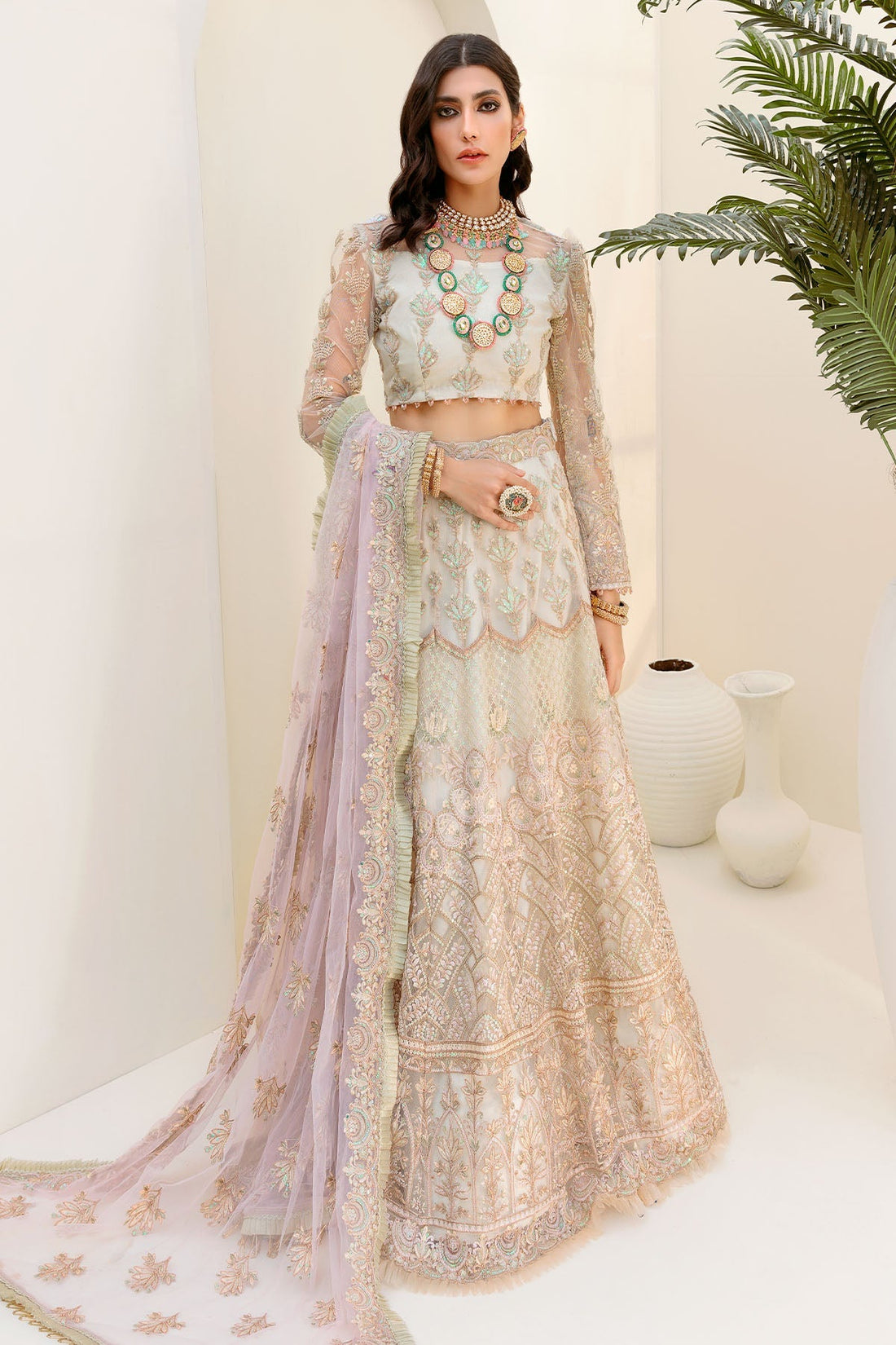 Motifz | Luxury Formal | 3186-PINK-SALT - Ladies Clothes - Maria Faisal