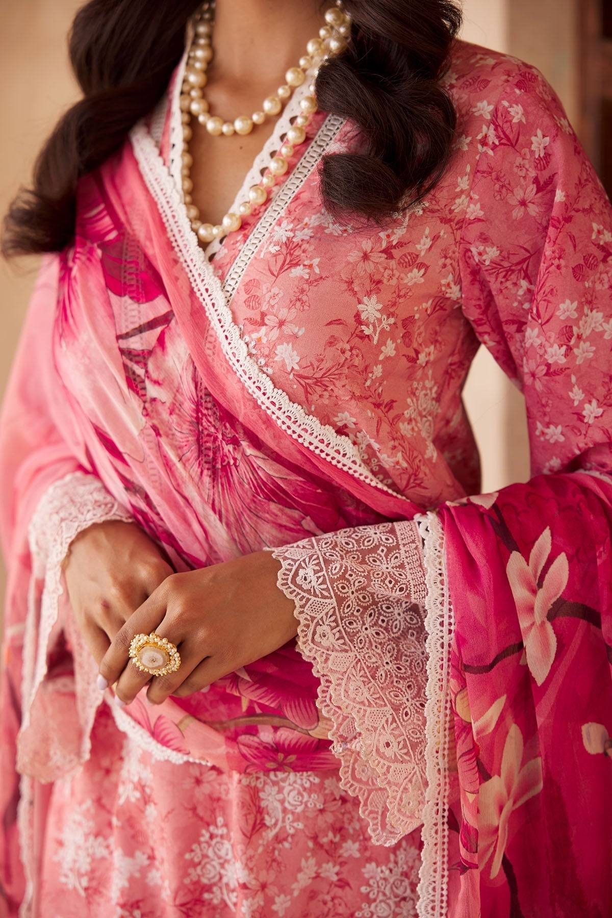 Motifz | Premium Lawn 25 | 3735-MAYA by Maria Faisal - Registered Vendor of : Motifz - type : Ladies Clothes - 100% original wedding dresses