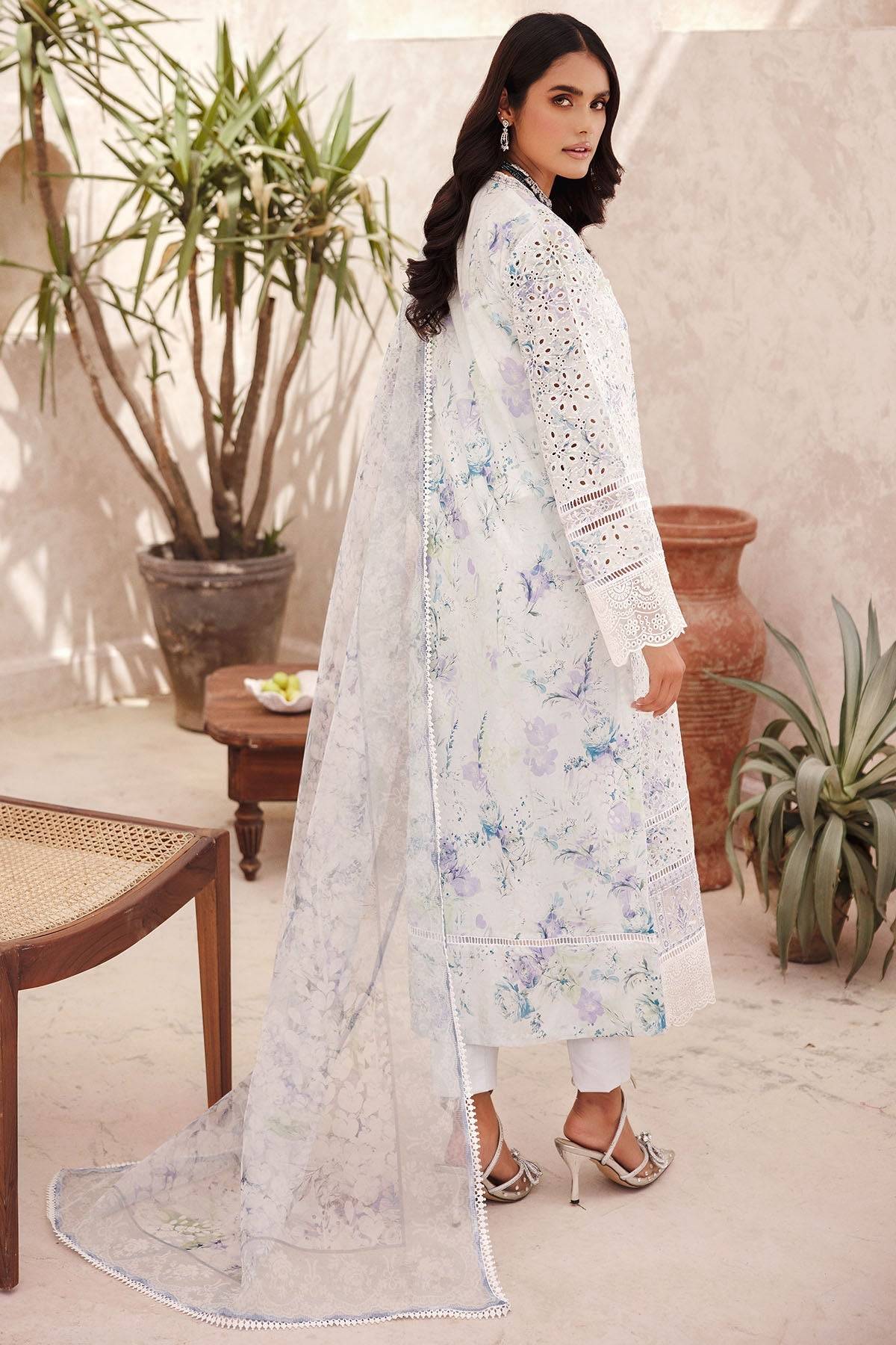 Motifz | Premium Lawn 25 | 3736-LUCIA by Maria Faisal - Registered Vendor of : Motifz - type : Ladies Clothes - 100% original wedding dresses