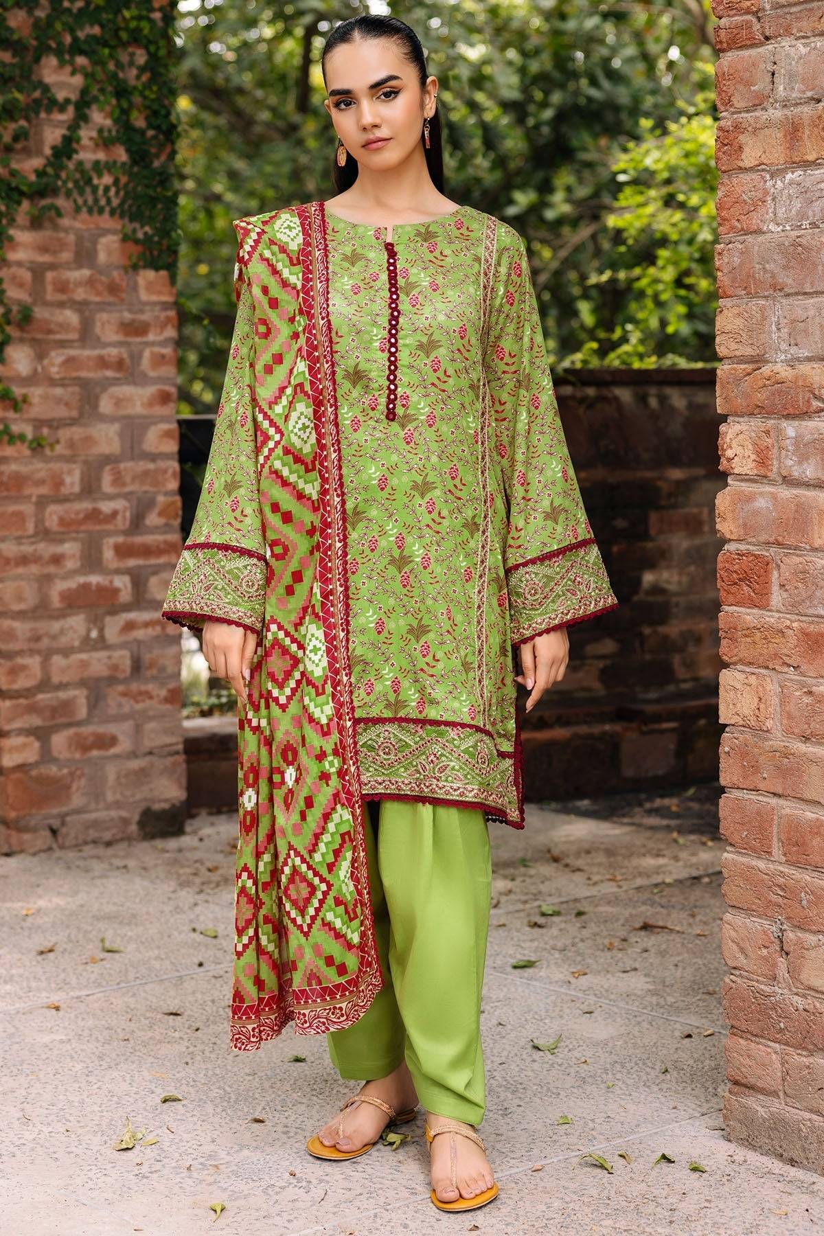 Motifz | Umang Lawn | 4894-HIBA by Maria Faisal - Registered Vendor of : Motifz - type : Ladies Clothes - 100% original wedding dresses