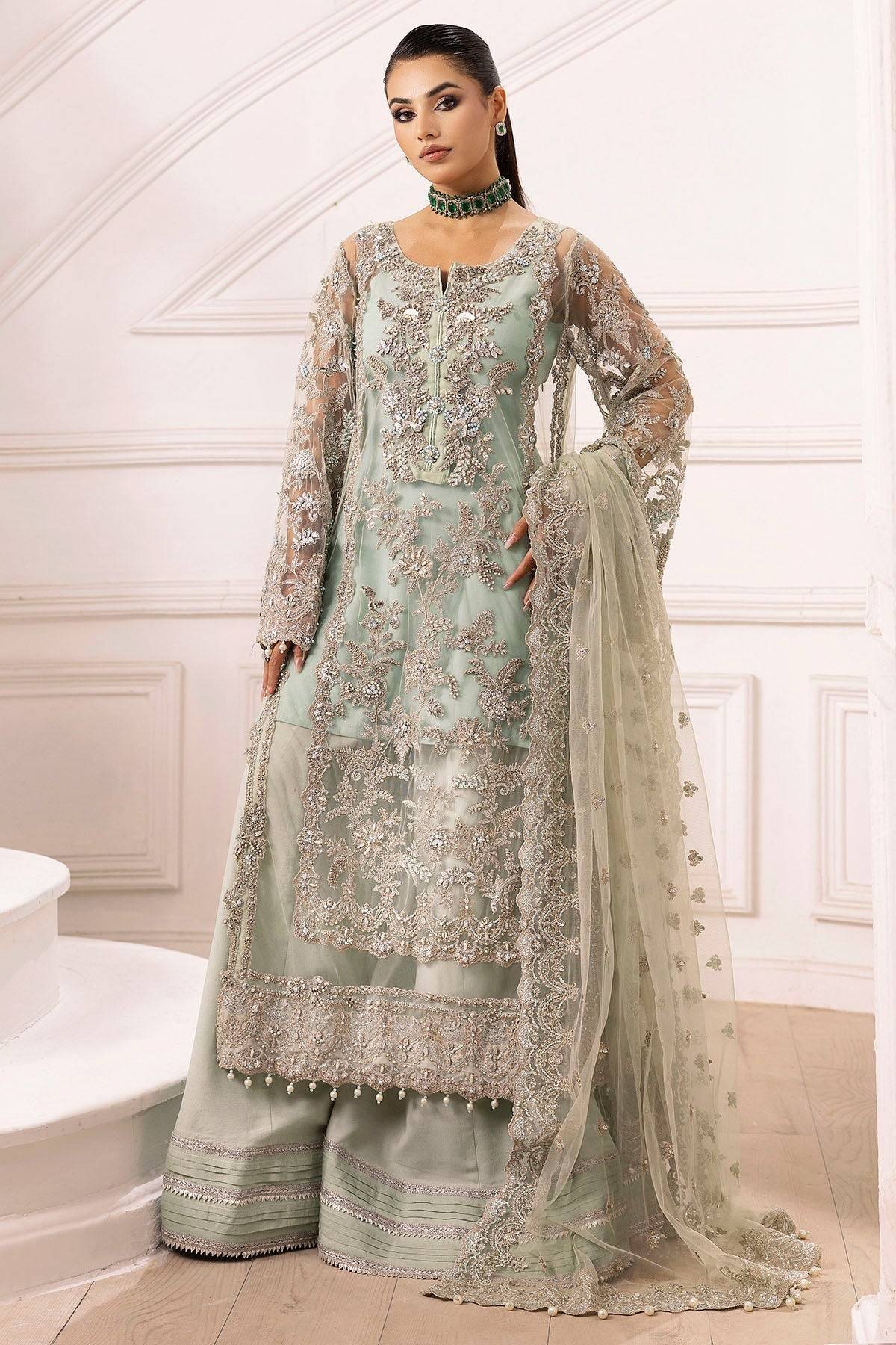 Motifz | Luxury Formal | 4936-JANAN by Maria Faisal - Registered Vendor of : Motifz - type : Ladies Clothes - 100% original wedding dresses