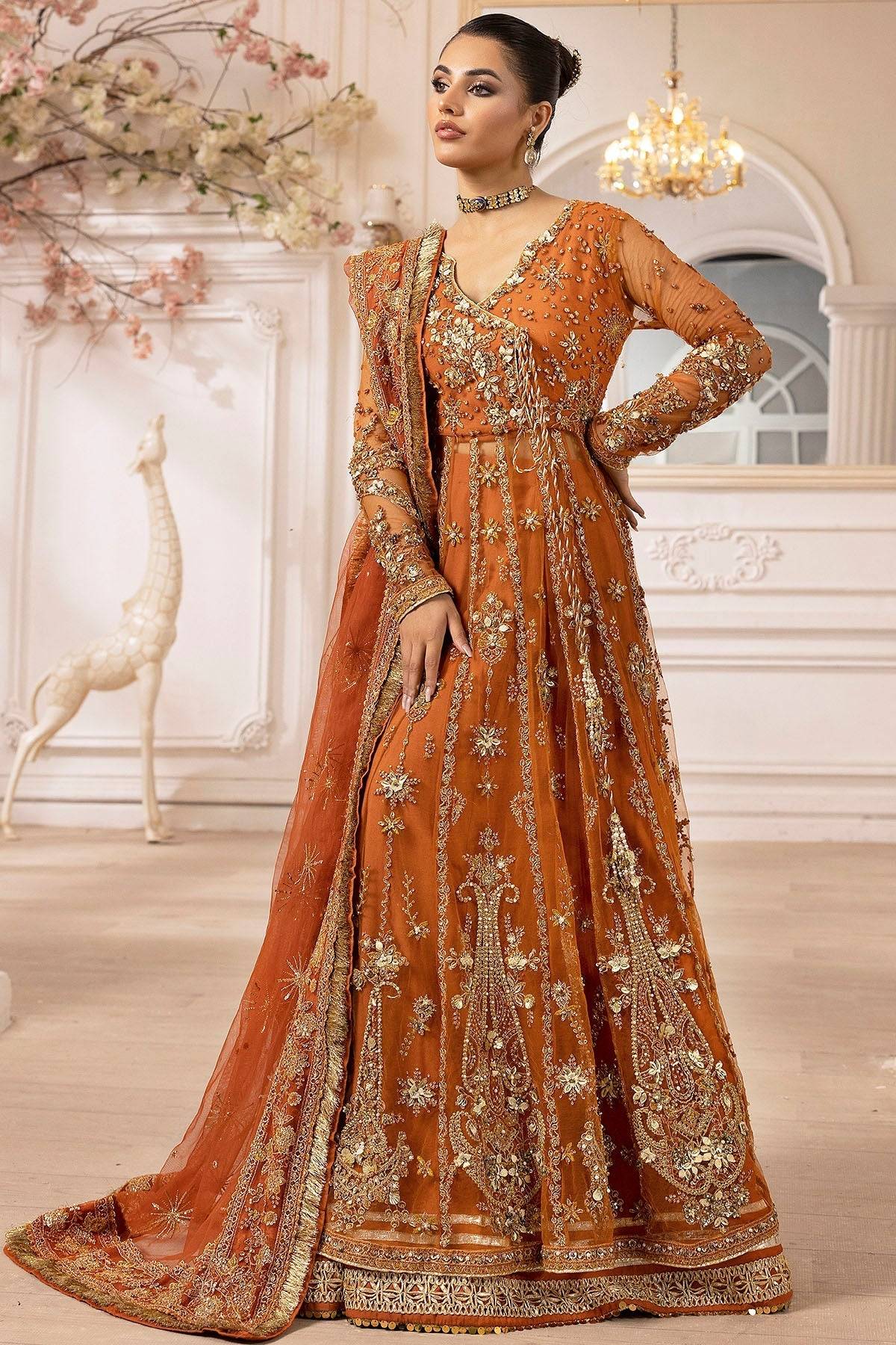 Motifz | Luxury Formal | 4938-RAHA by Maria Faisal - Registered Vendor of : Motifz - type : Ladies Clothes - 100% original wedding dresses