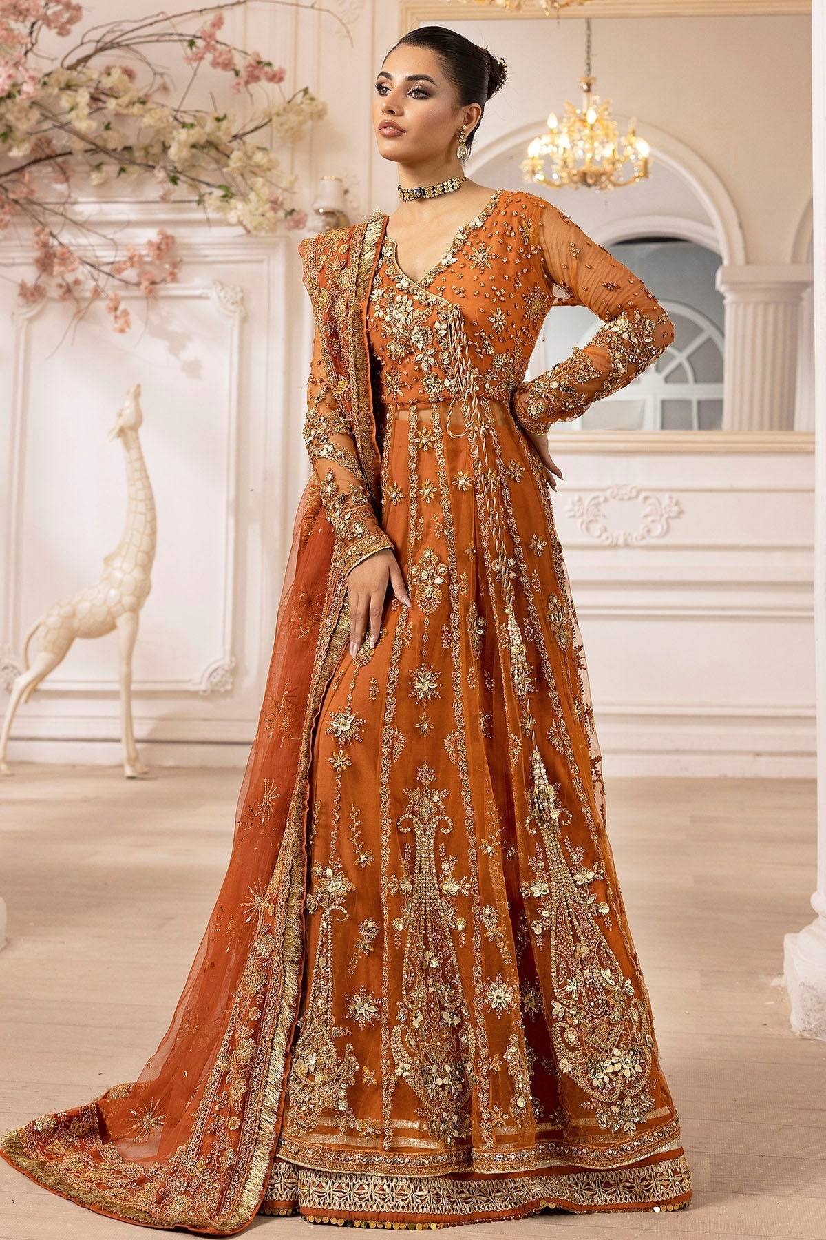 Motifz | Luxury Formal | 4938-RAHA by Maria Faisal - Registered Vendor of : Motifz - type : Ladies Clothes - 100% original wedding dresses