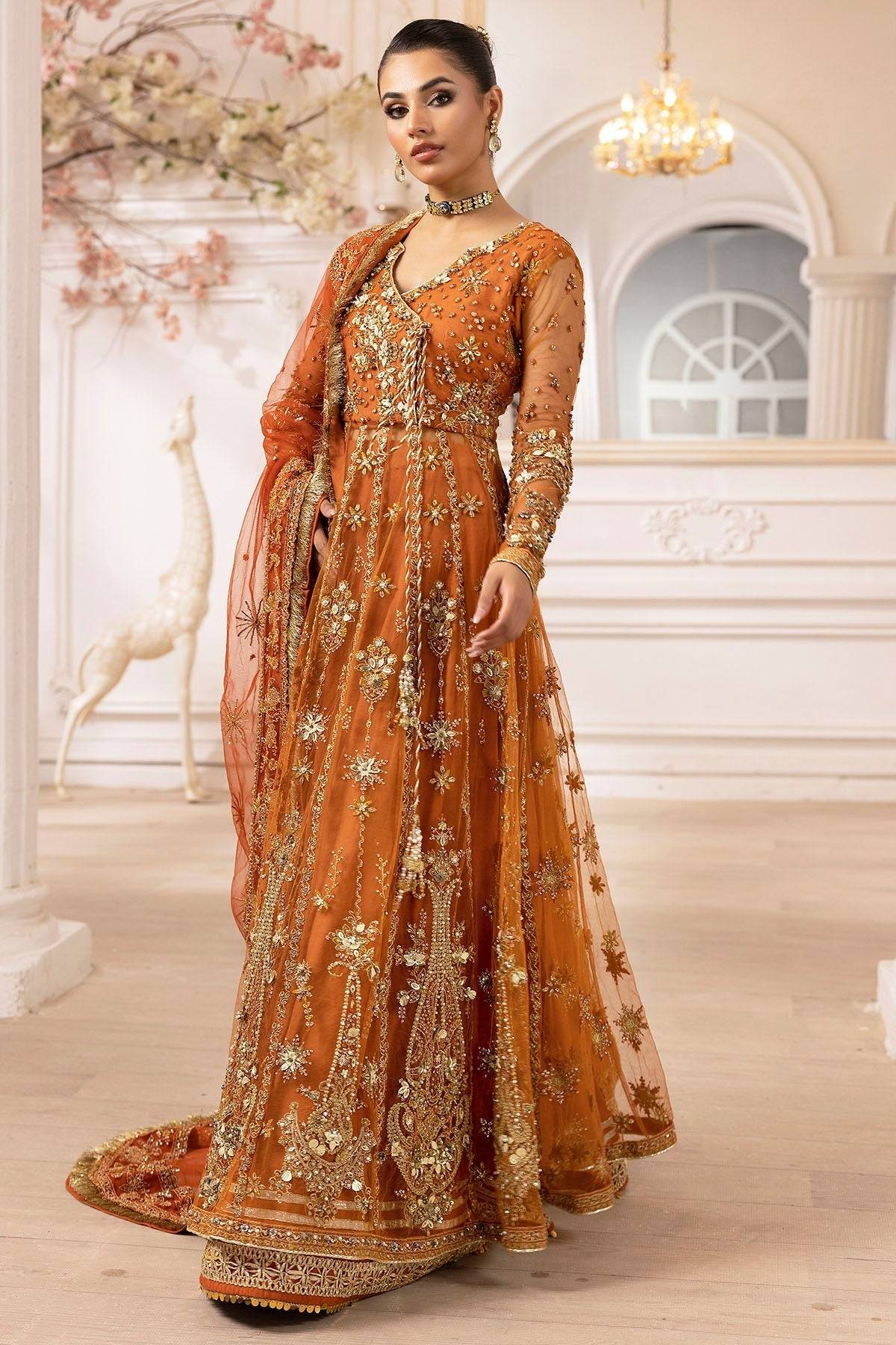 Motifz | Luxury Formal | 4938-RAHA by Maria Faisal - Registered Vendor of : Motifz - type : Ladies Clothes - 100% original wedding dresses