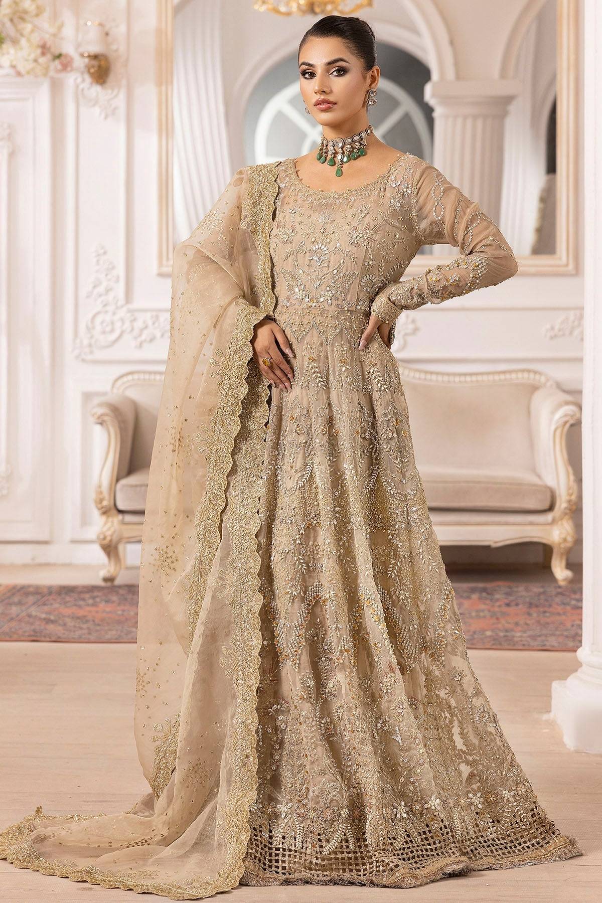 Motifz | Luxury Formal | 4940-LAIRA by Maria Faisal - Registered Vendor of : Motifz - type : Ladies Clothes - 100% original wedding dresses