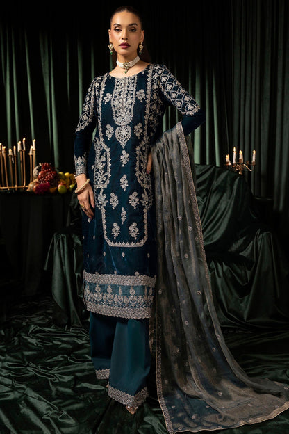 Motifz | Velvet Formals | 5093-DANEEN - Ladies Clothes - Maria Faisal