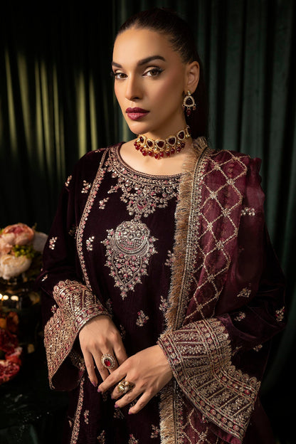 Motifz | Velvet Formals | 5095-MAZNEEN - Ladies Clothes - Maria Faisal