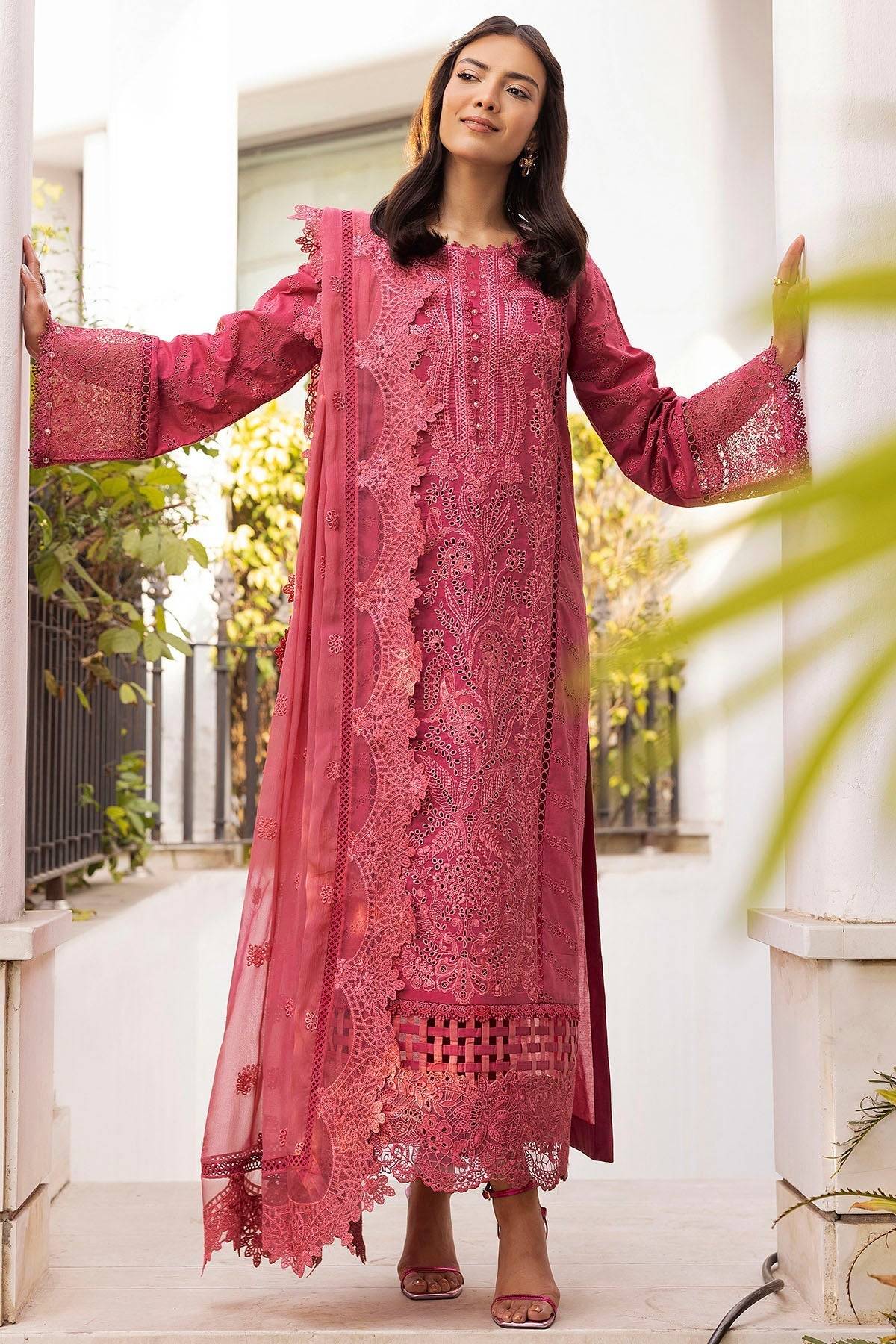 Motifz | Premium Lawn 25 | 5305-AUBREY by Maria Faisal - Registered Vendor of : Motifz - type : Ladies Clothes - 100% original wedding dresses