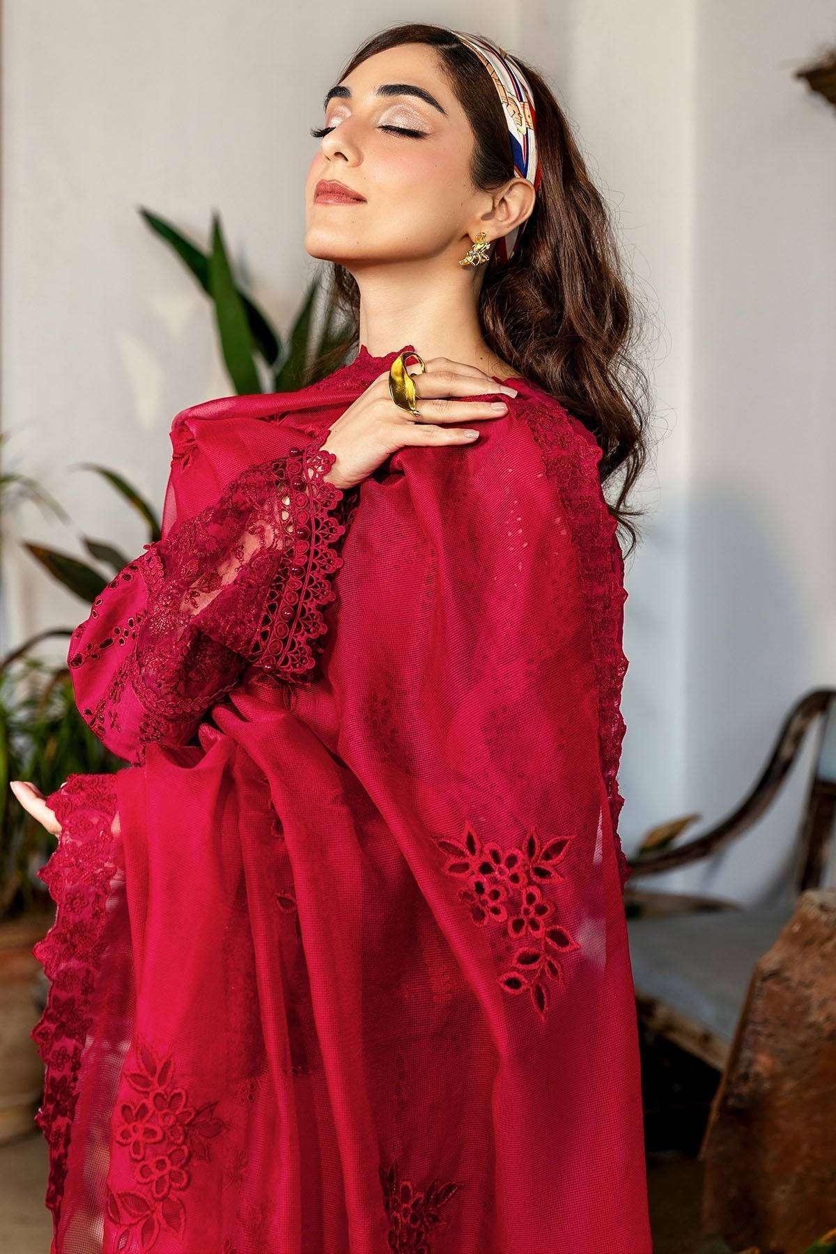 Motifz | Premium Lawn 25 | 5308-ESME by Maria Faisal - Registered Vendor of : Motifz - type : Ladies Clothes - 100% original wedding dresses