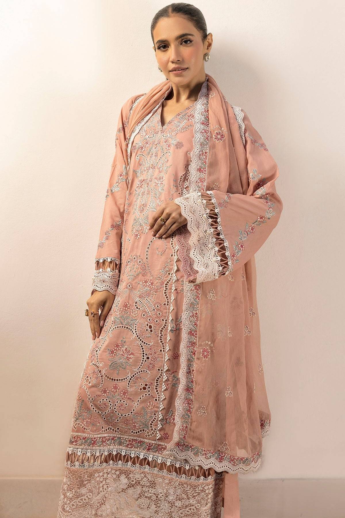 Motifz | Premium Lawn 25 | 5309-BRIELLE by Maria Faisal - Registered Vendor of : Motifz - type : Ladies Clothes - 100% original wedding dresses