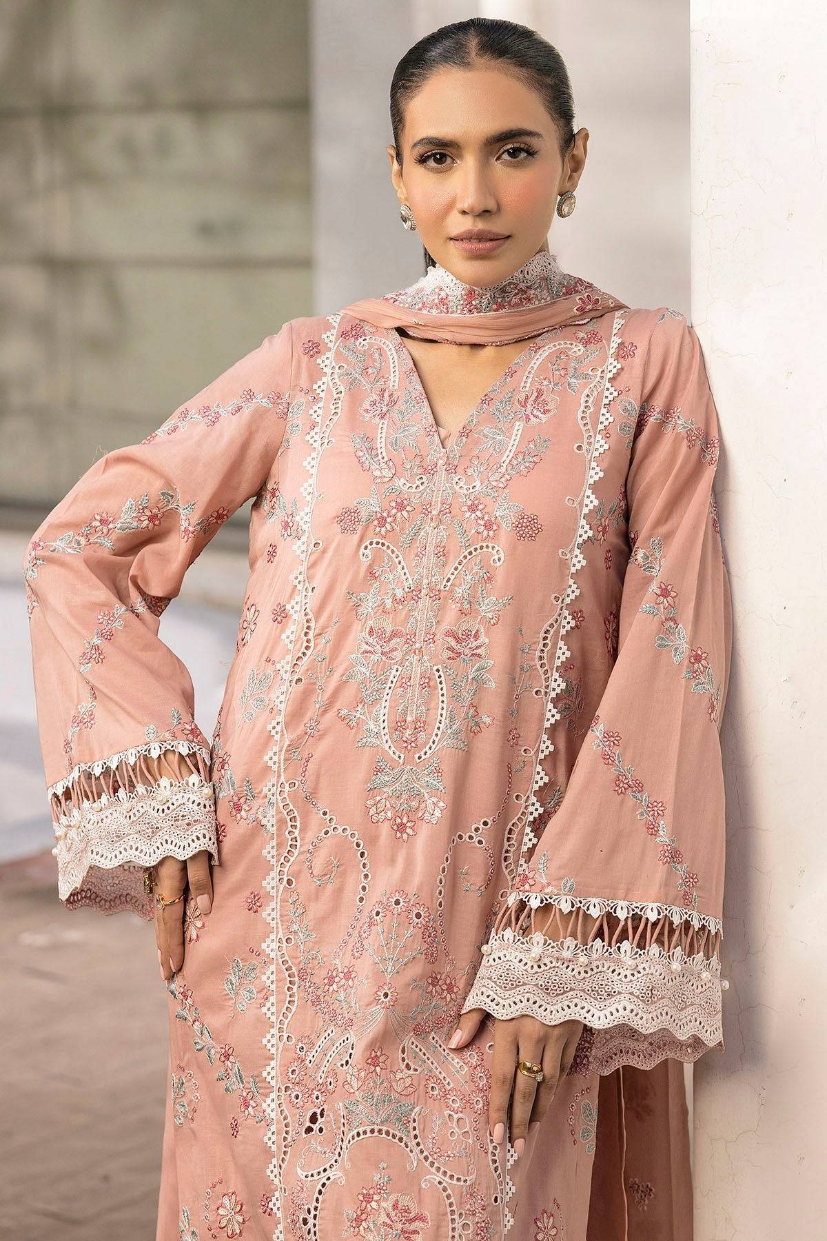 Motifz | Premium Lawn 25 | 5309-BRIELLE by Maria Faisal - Registered Vendor of : Motifz - type : Ladies Clothes - 100% original wedding dresses