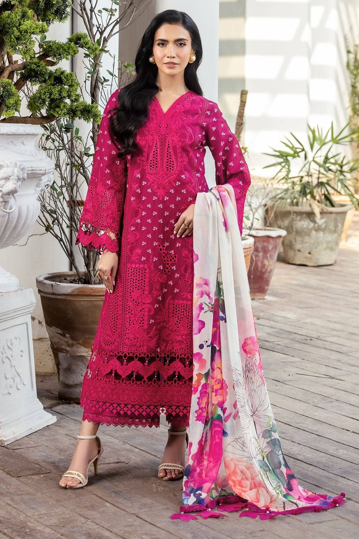 Motifz | Premium Lawn 25 | 5311-LIANA by Maria Faisal - Registered Vendor of : Motifz - type : Ladies Clothes - 100% original wedding dresses
