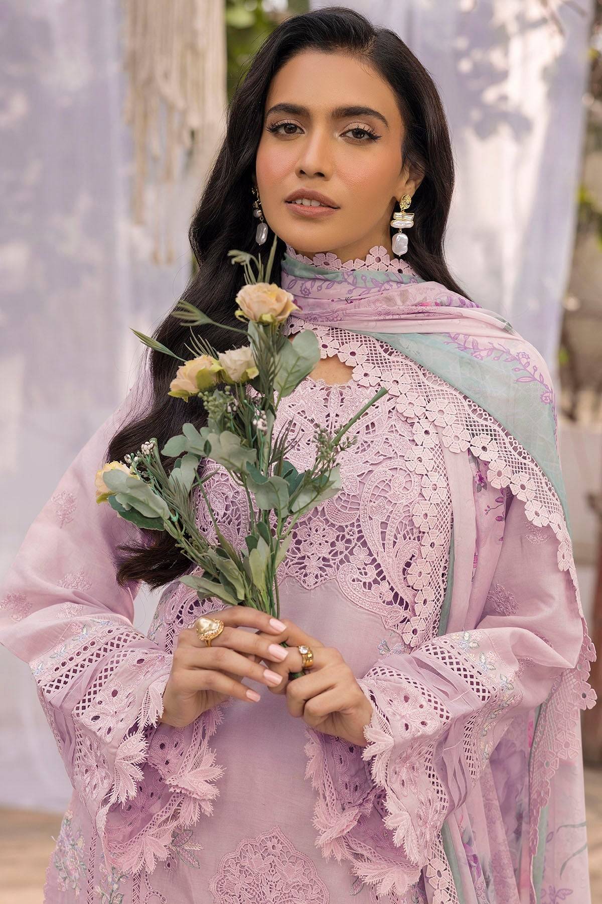 Motifz | Premium Lawn 25 | 5312-AVELINE by Maria Faisal - Registered Vendor of : Motifz - type : Ladies Clothes - 100% original wedding dresses